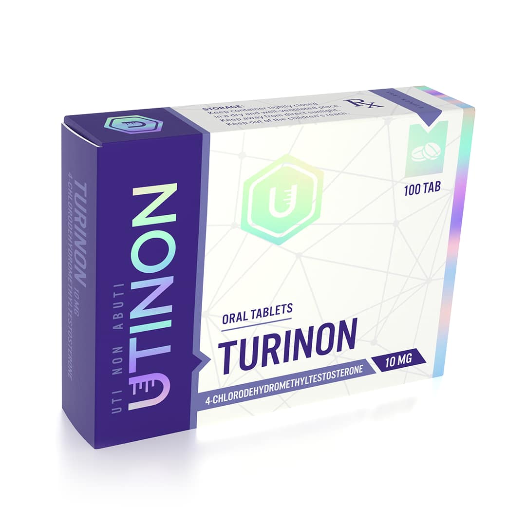 turinon.webp Turinon – 4-chlorodehydromethyltestosterone 10 mg – 100 tab — изображение 1