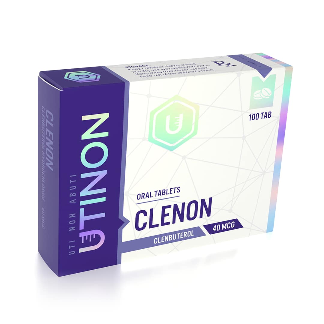 clenon.webp Clenon – Clenbuterol 40 mcg – 100 tab - Image 1